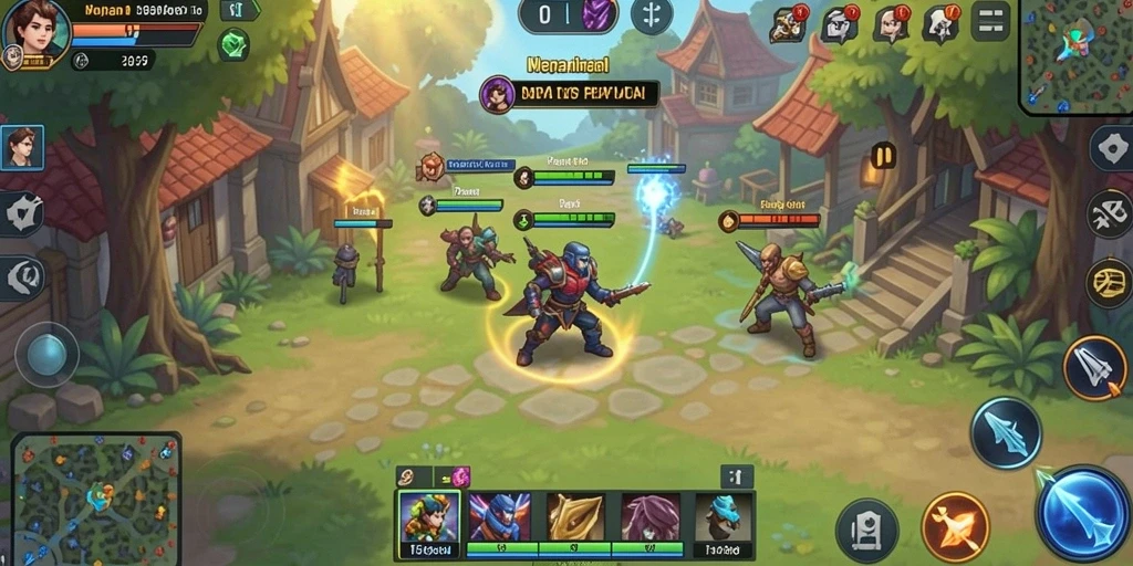 666i - Screenshot fitur multiplayer yang seru.